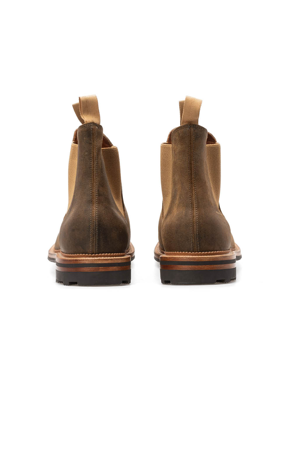 Viberg - Chelsea Boot Waxy Commander - Antique