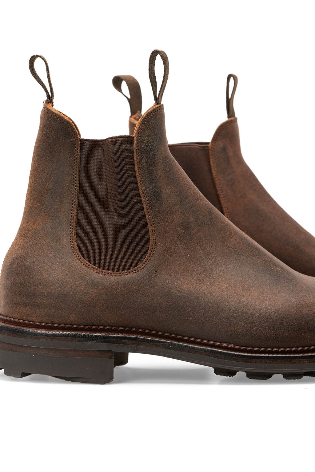 Viberg - Chelsea Boot Waxy Commander - Urban Brown