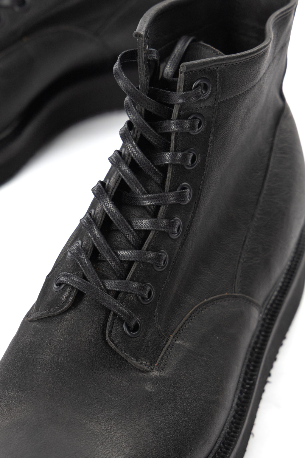Viberg - Scout Boot Washed Kangaroo - Nero E