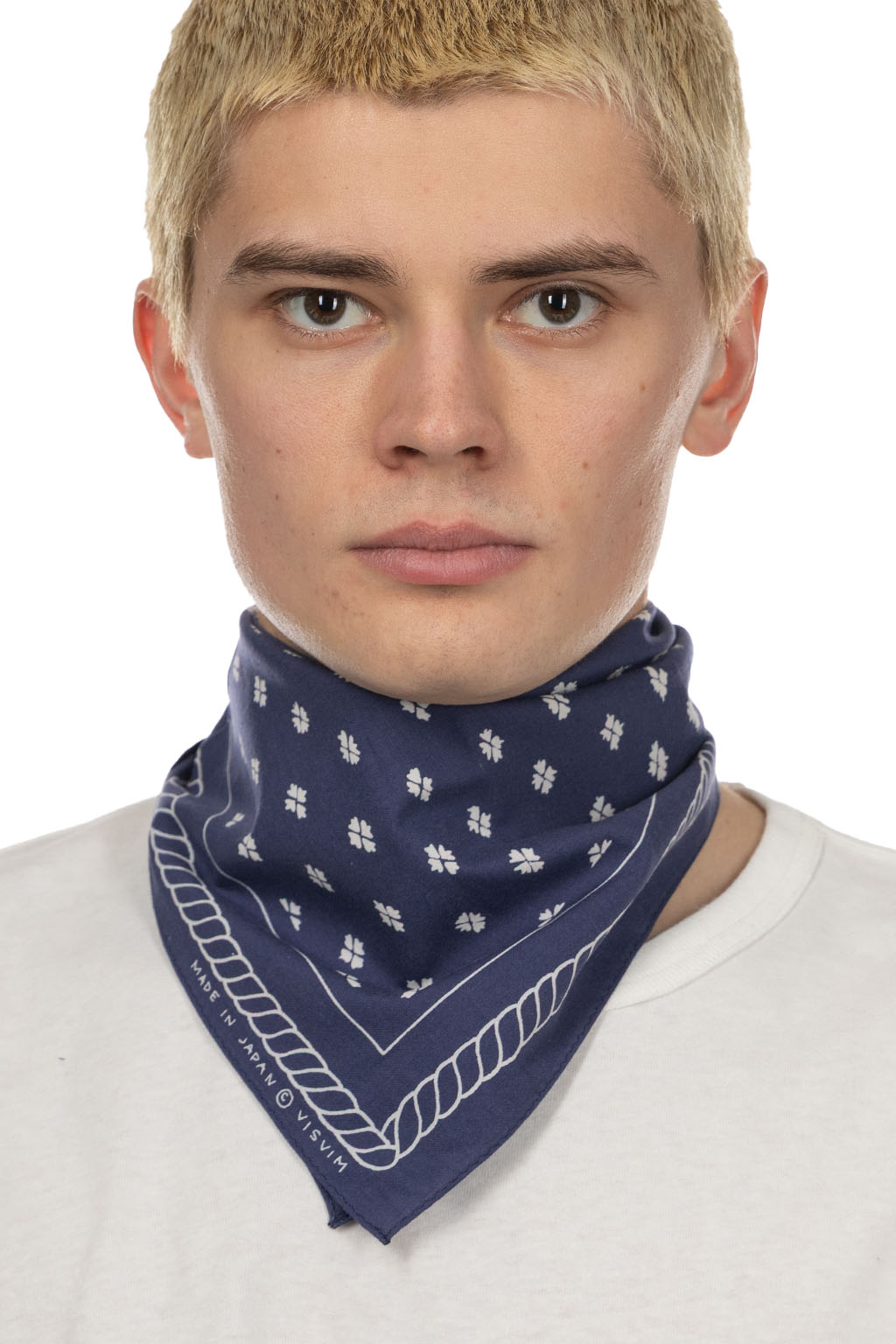 VISVIM - Bandana CSI Chambray - Navy