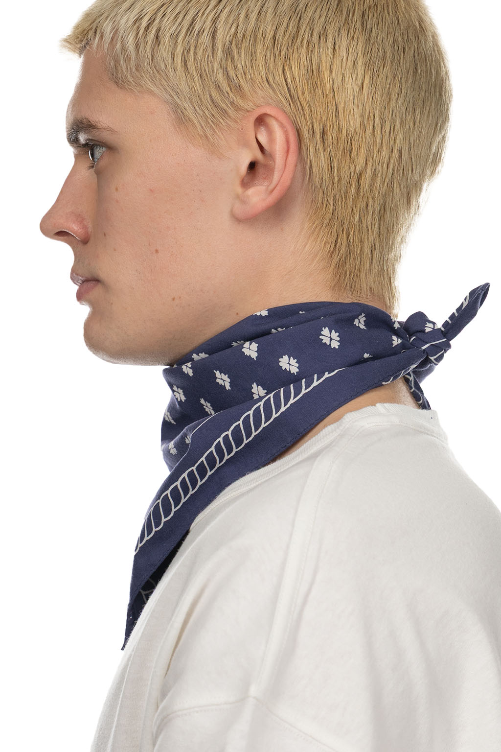VISVIM - Bandana CSI Chambray - Navy
