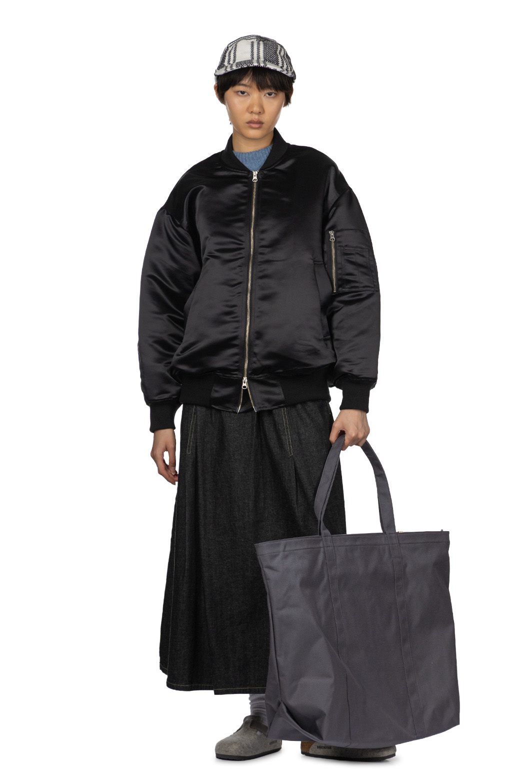 VISVIM - Cordura Tote L - Charcoal