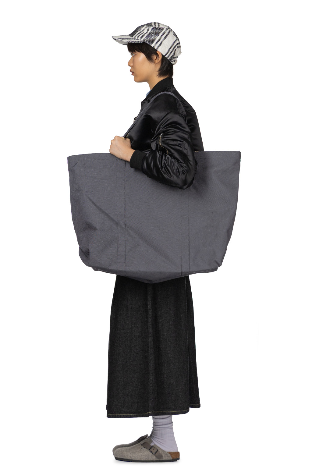 VISVIM - Cordura Tote L - Charcoal