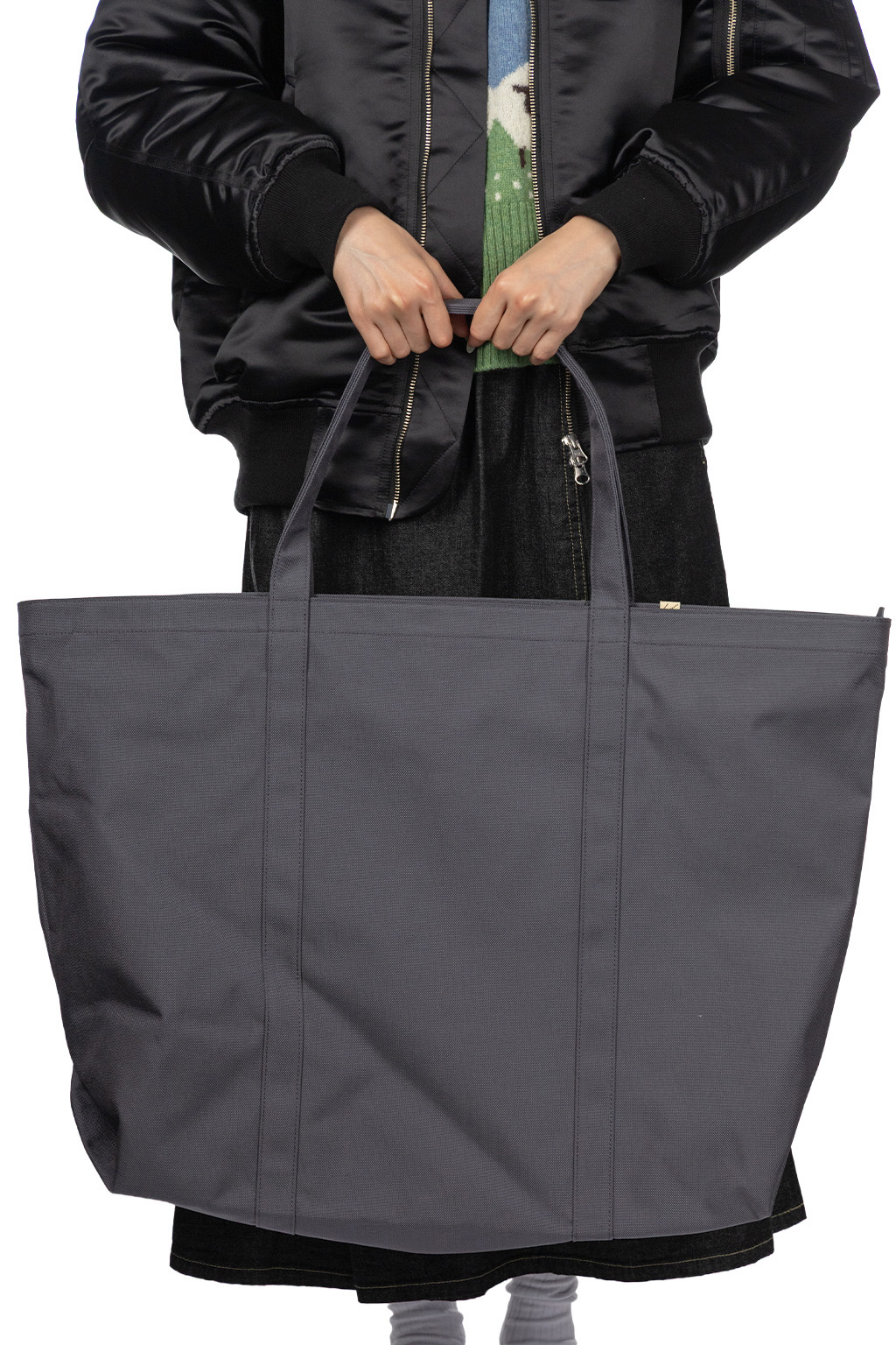 VISVIM - Cordura Tote L - Charcoal