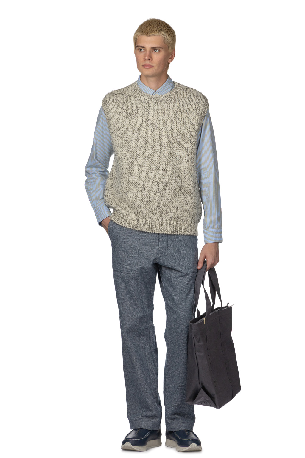 VISVIM - Cordura Tote M - Charcoal