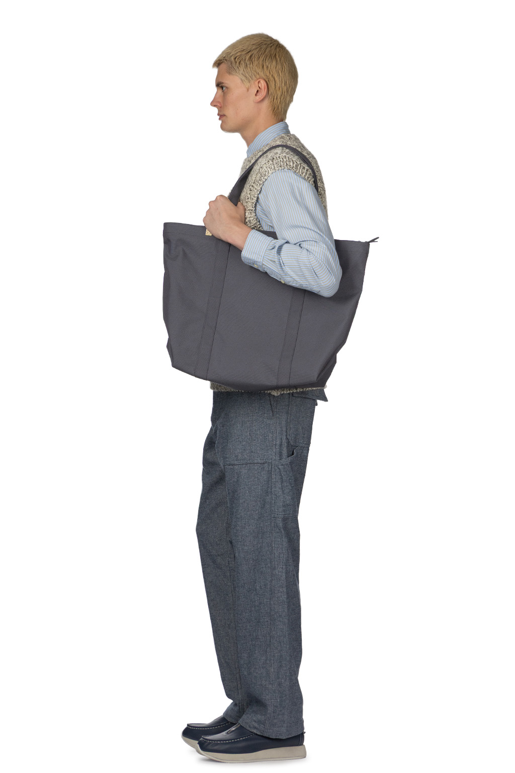 VISVIM - Cordura Tote M - Charcoal