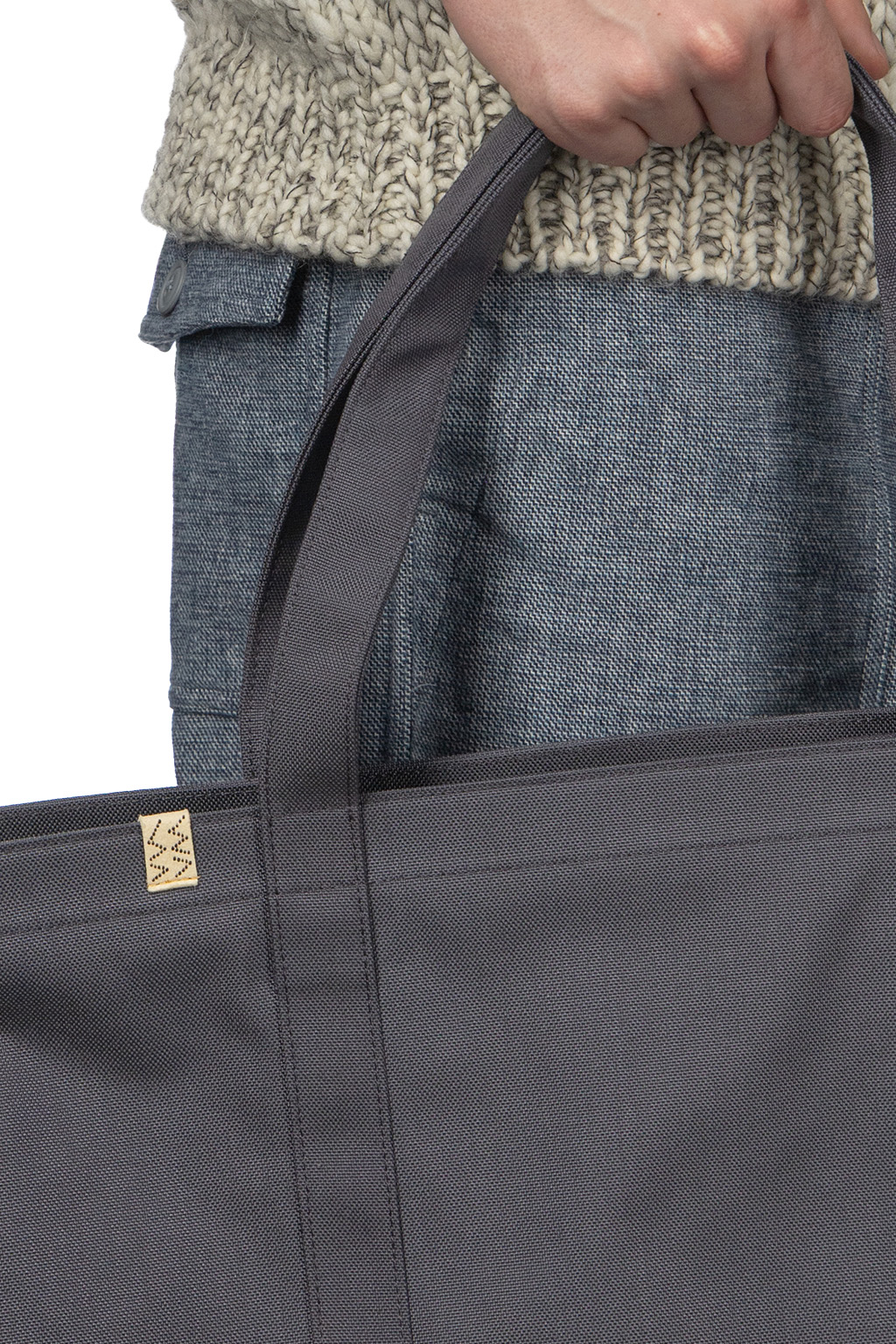 VISVIM - Cordura Tote M - Charcoal