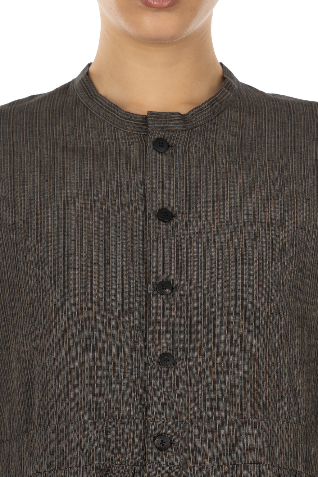 VISVIM - Lancaster Dress Santome W - Charcoal