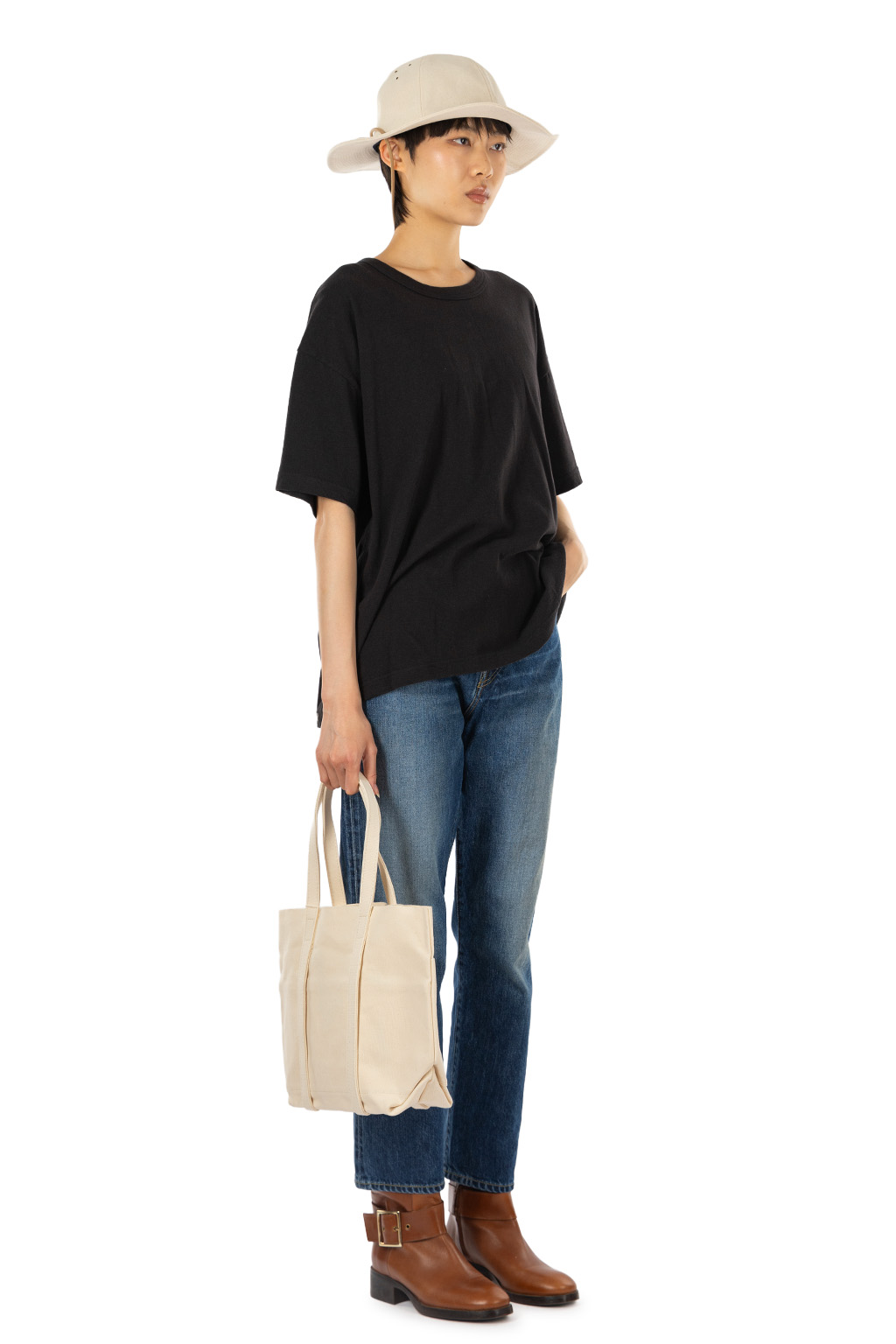 VISVIM - Ultimate Jumbo Tee SS W - Black