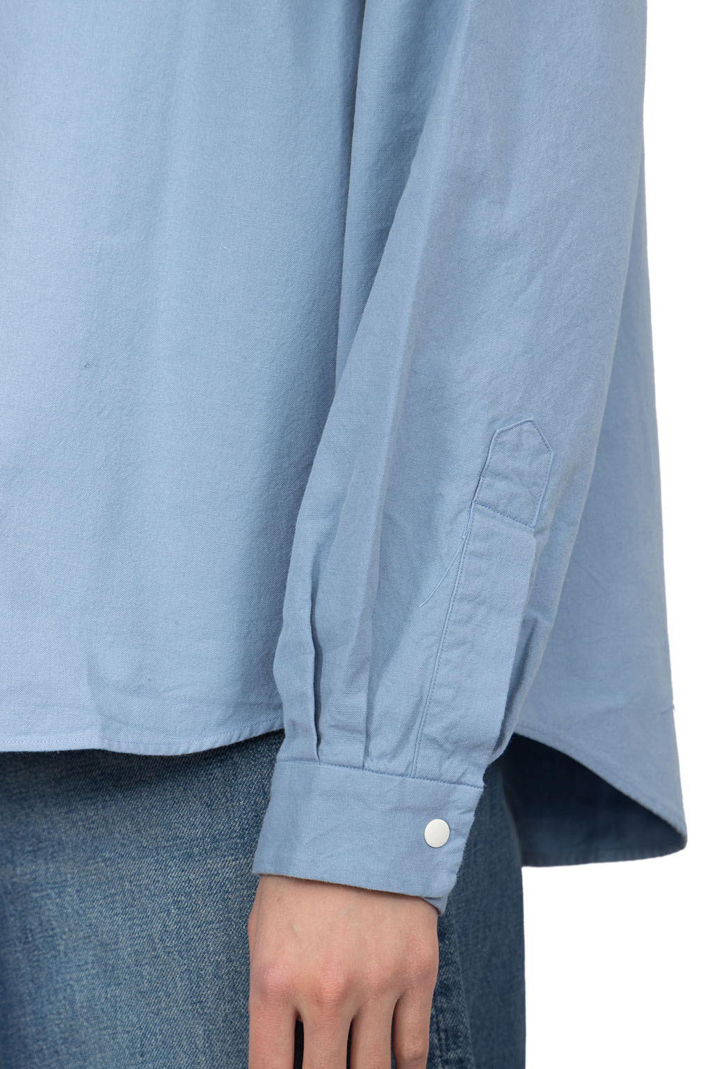 YAECA - Comfort Shirt - Extra Wide - Sax 71