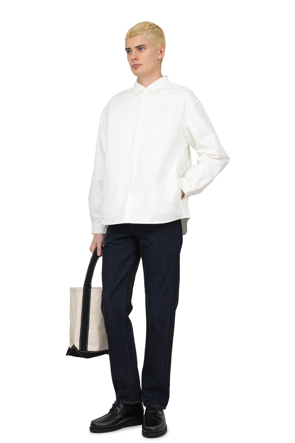 YAECA - Comfort Shirt - Extra Wide - White 00