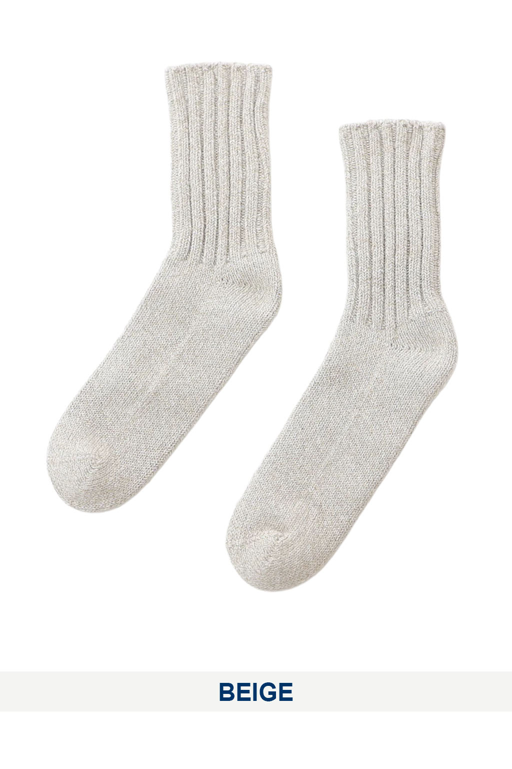 YAECA - Cotton Silk Rib Socks - 4 Colors