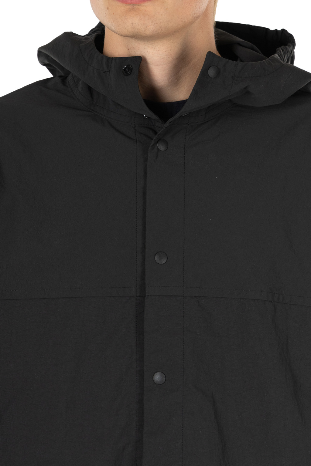 YAECA - Hooded Shirt - Charcoal