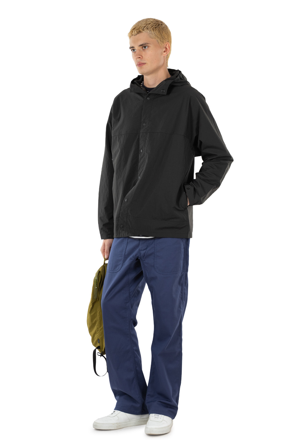 YAECA - Hooded Shirt - Charcoal