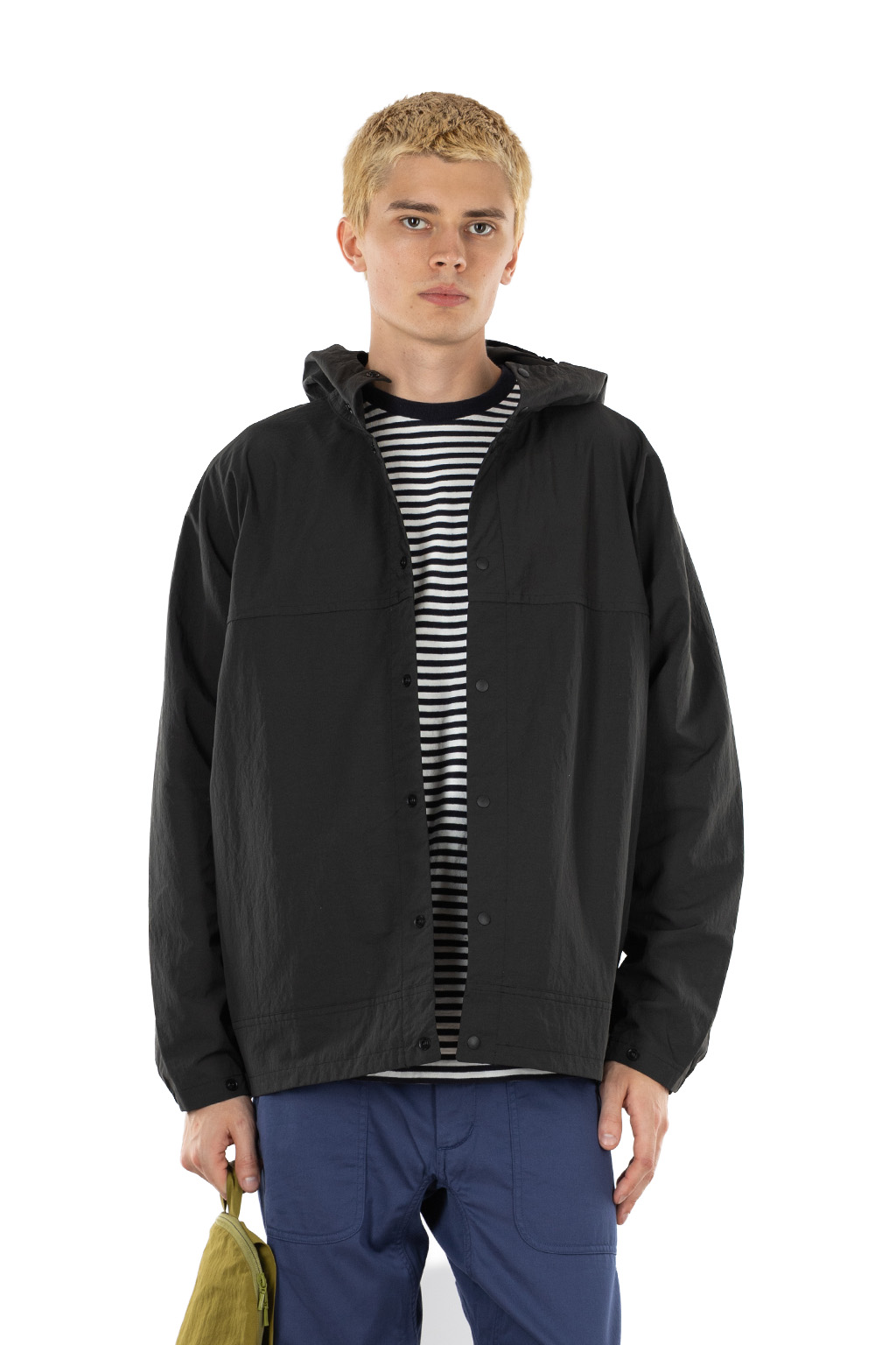 YAECA - Hooded Shirt - Charcoal