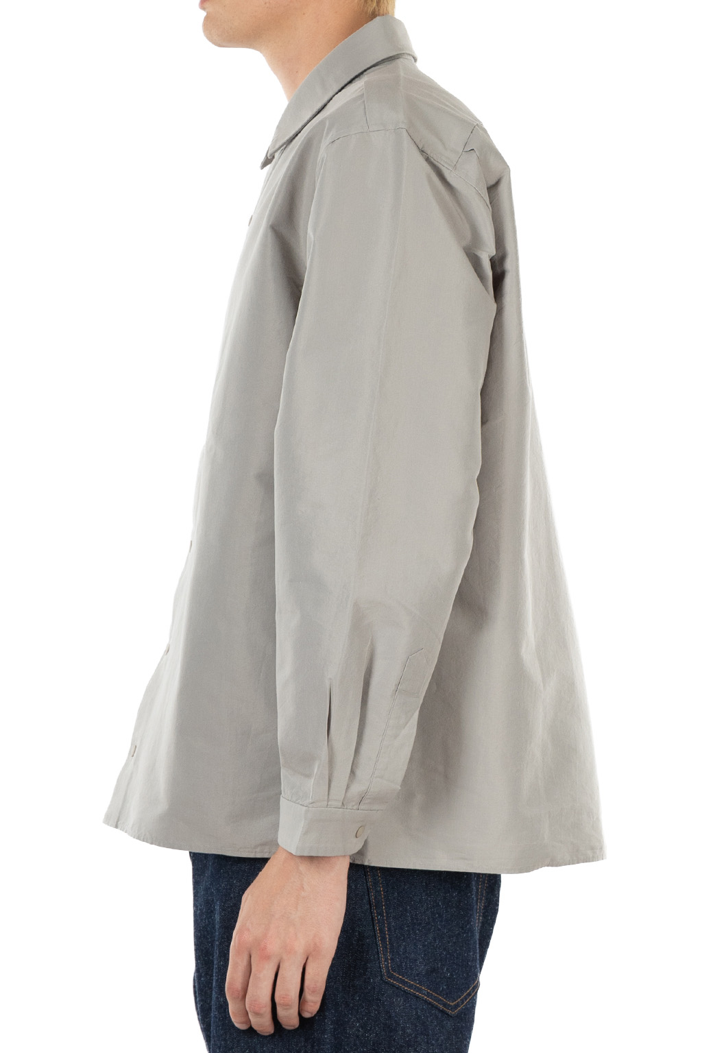 YAECA - Men's Comfort Shirt - Relaxed Square - Grey