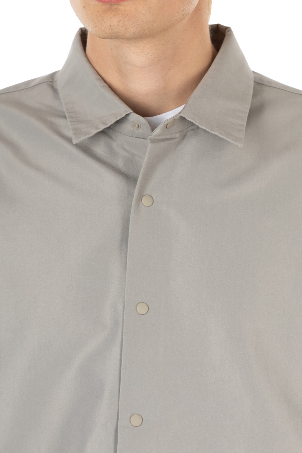 YAECA - Men's Comfort Shirt - Relaxed Square - Grey