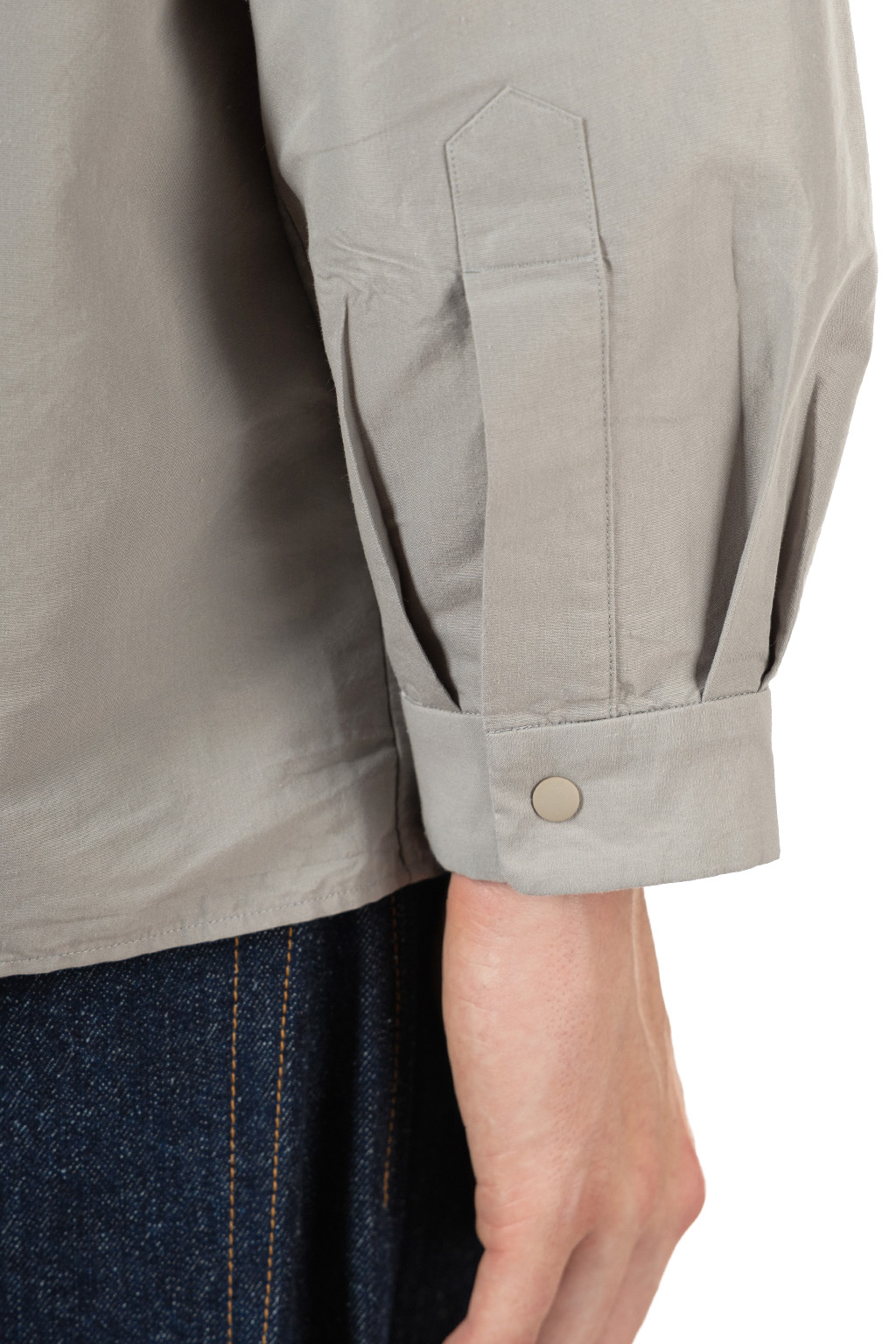YAECA - Men's Comfort Shirt - Relaxed Square - Grey