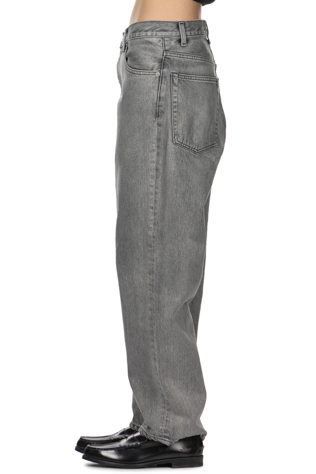 YLEVE - 13.5oz Denim Baggy Fade - Ice Black