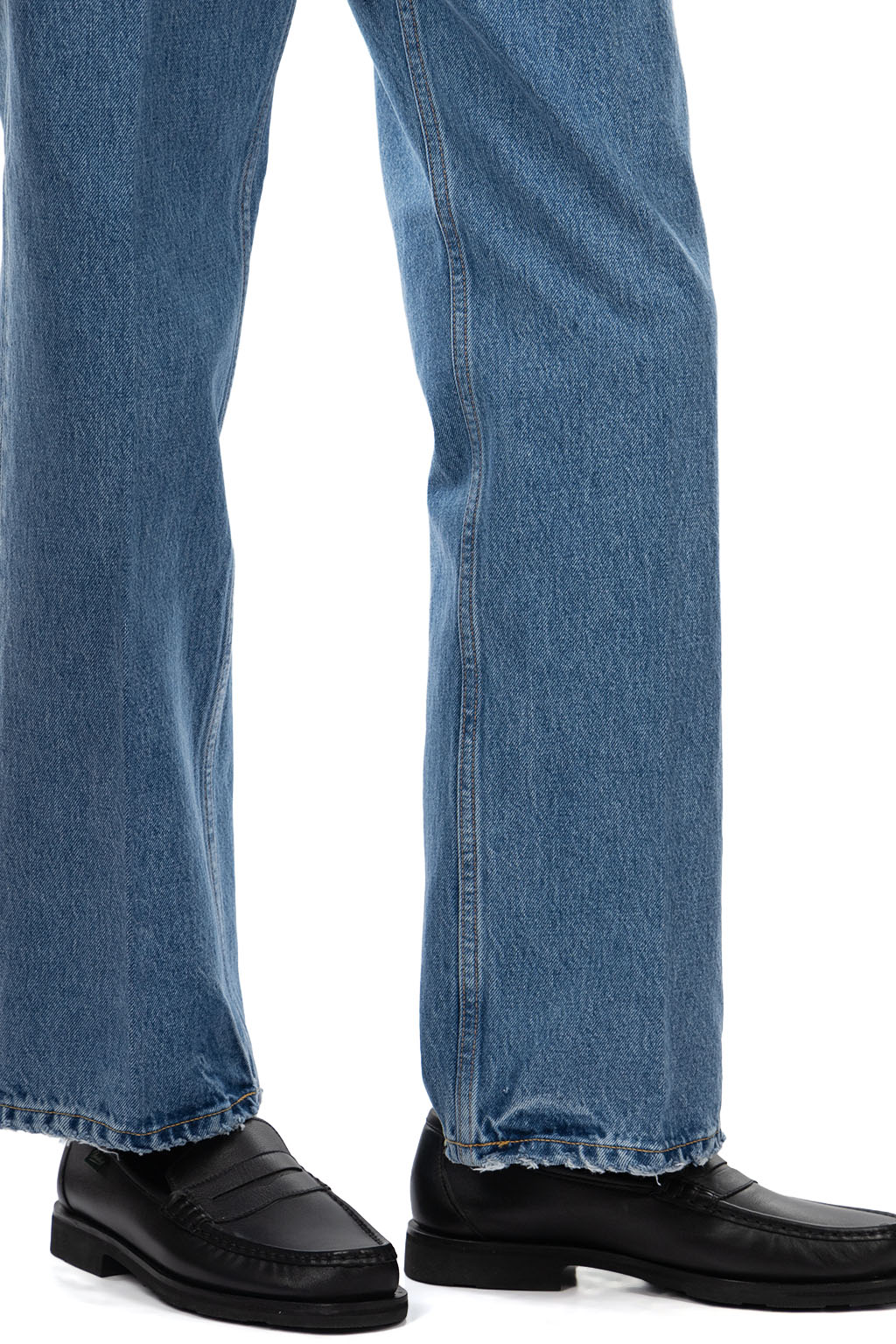 YLEVE - 13.5oz Denim Pressed Five-Pocket Pants - Indigo