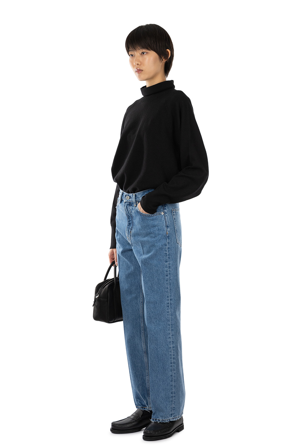 YLEVE - 13.5oz Denim Pressed Five-Pocket Pants - Indigo