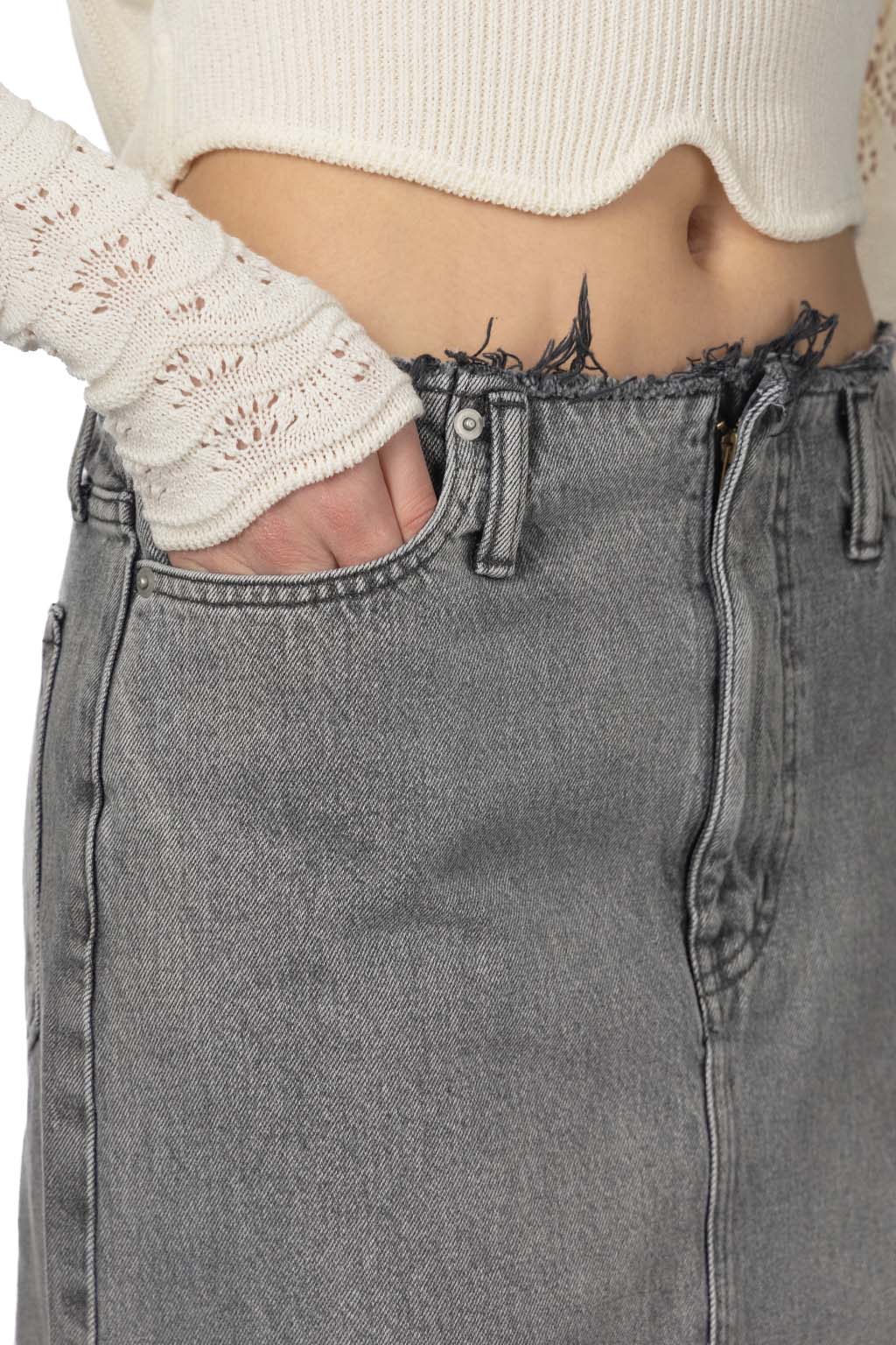 YLEVE - 13.5oz Denim SK Fade - Ice Black