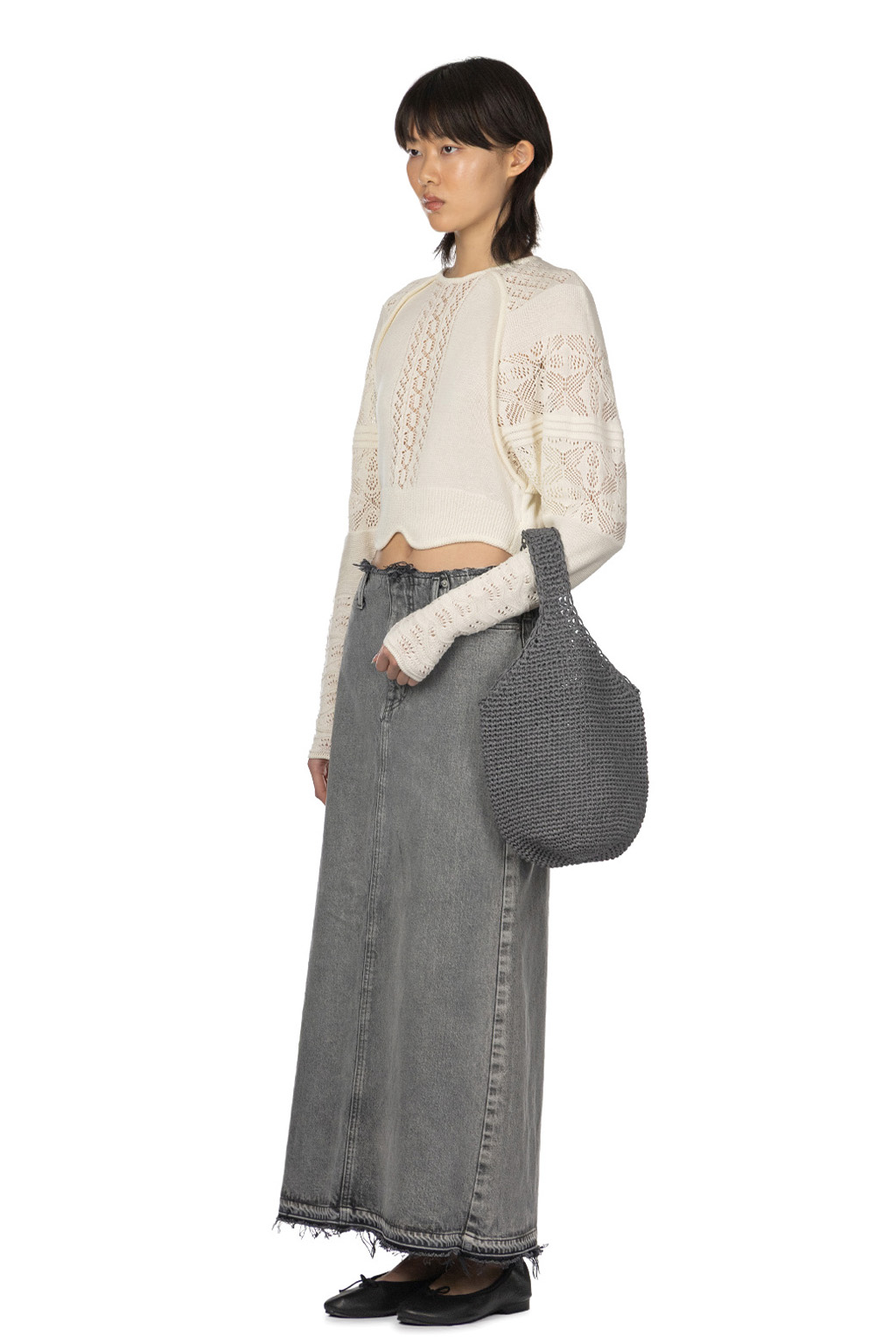 YLEVE - 13.5oz Denim SK Fade - Ice Black