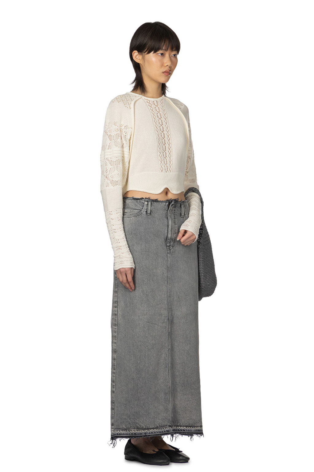 YLEVE - 13.5oz Denim SK Fade - Ice Black