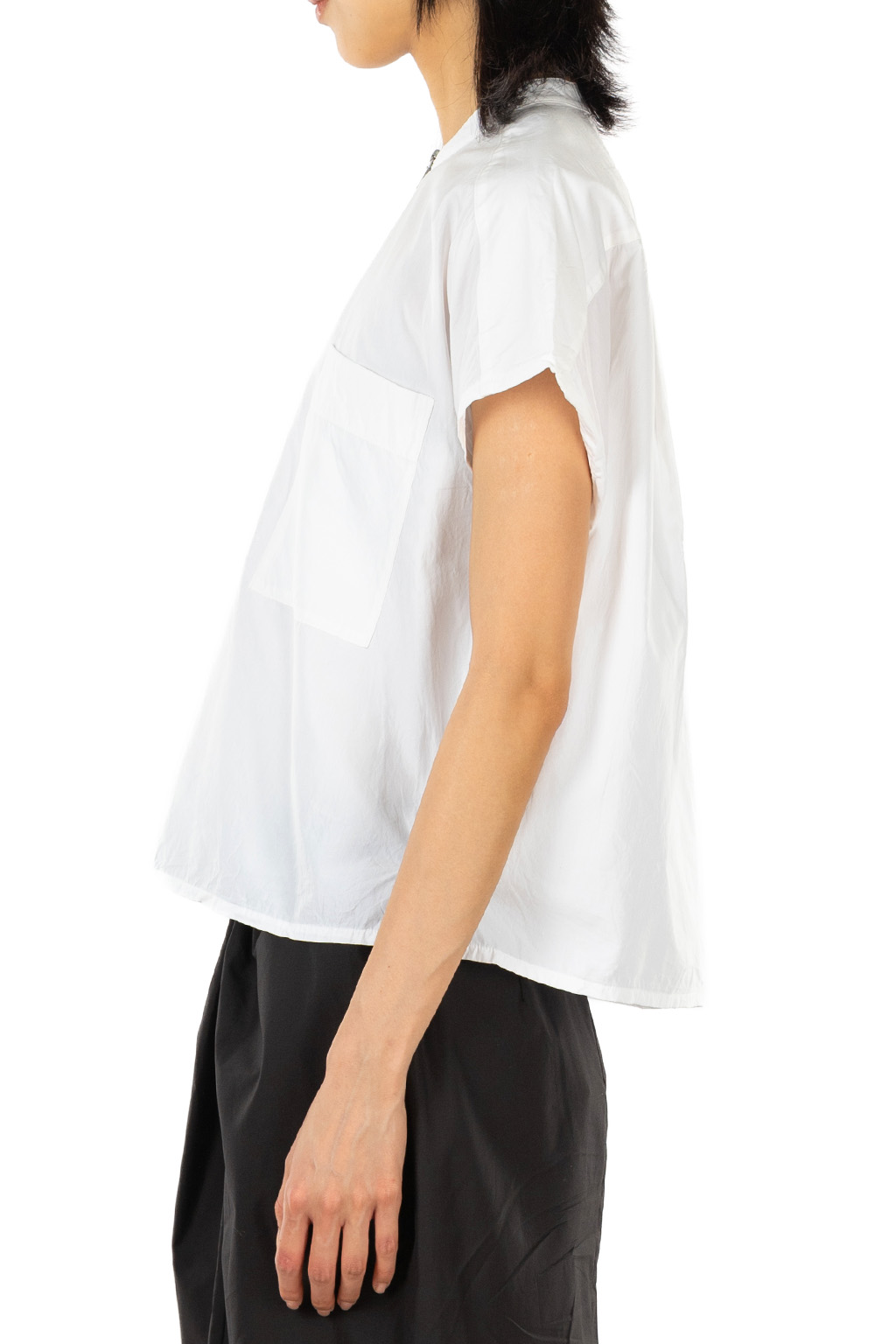 YLEVE - Cotton Cupra Half Zip Shirt - White