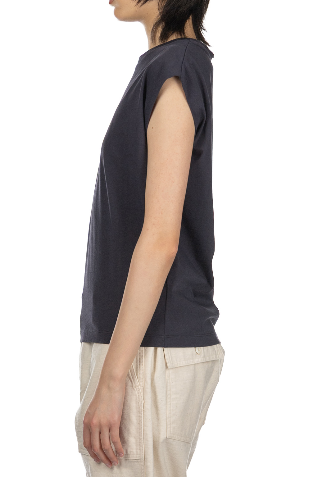 YLEVE - Organic Cotton Bio Non Stretch Tee - Navy