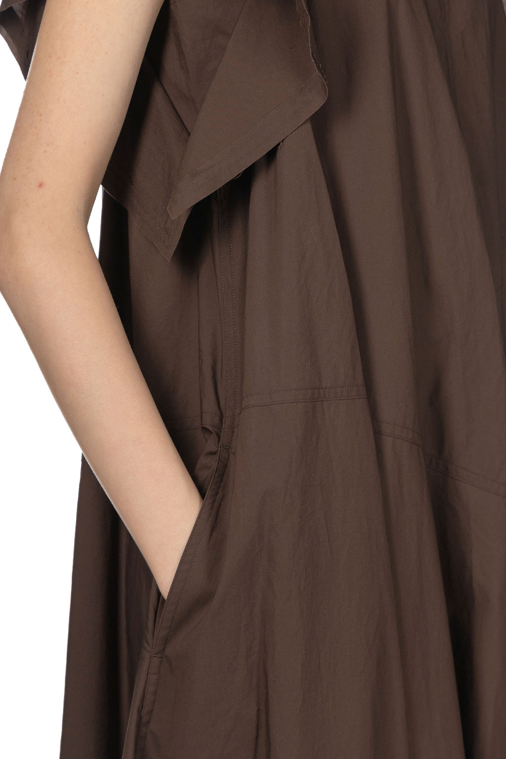 YLEVE - Suvin Cotton Typewriter One Piece - Brown