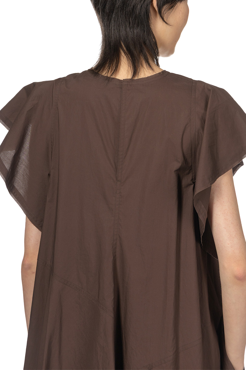YLEVE - Suvin Cotton Typewriter One Piece - Brown