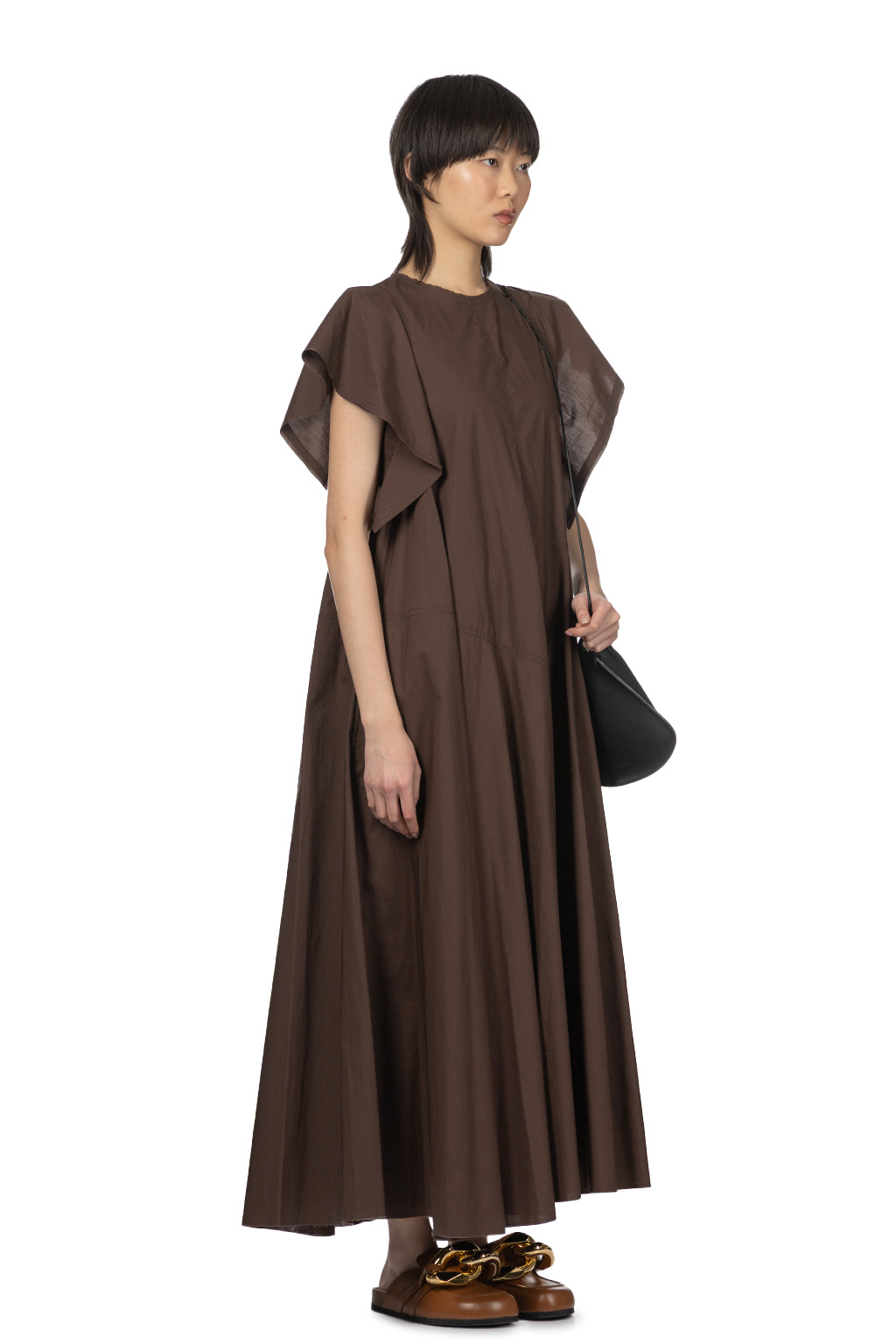 YLEVE - Suvin Cotton Typewriter One Piece - Brown