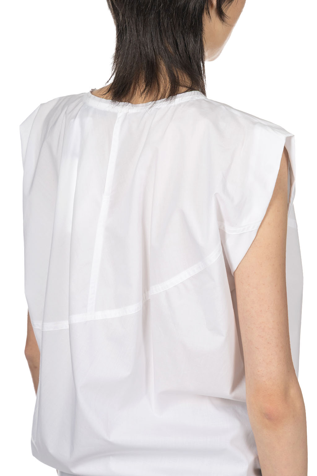 YLEVE - Suvin Cotton Typewriter Pullover Blouse- White