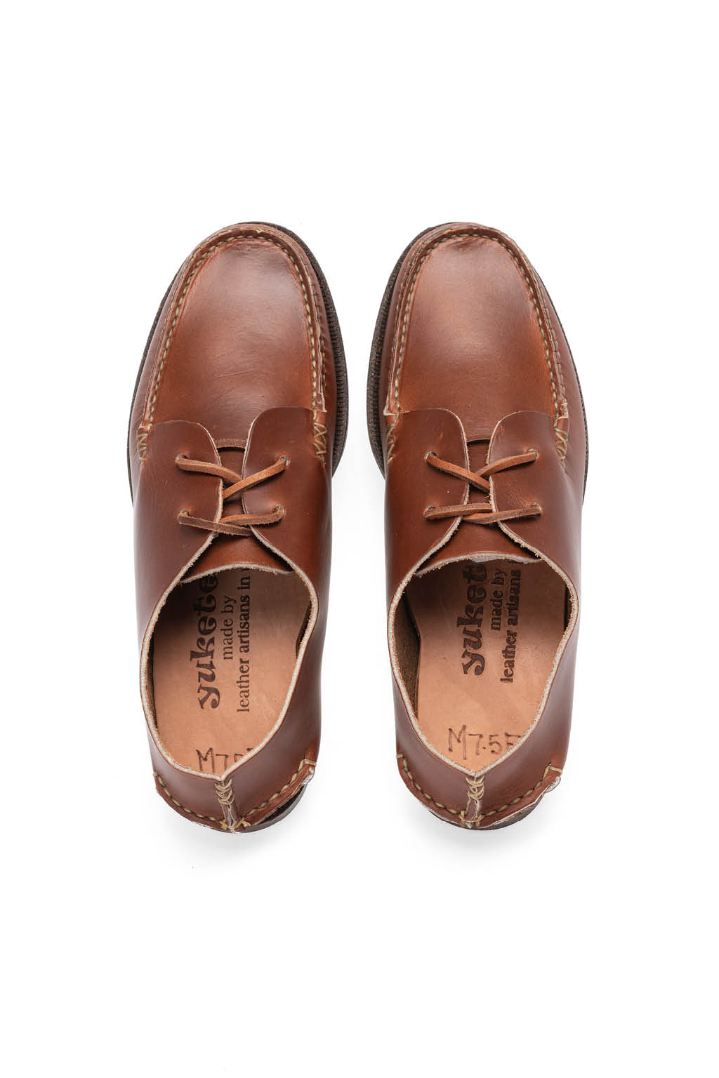 Yuketen -  2 Pcs Ox w/ Camp Sole - C Whiskey