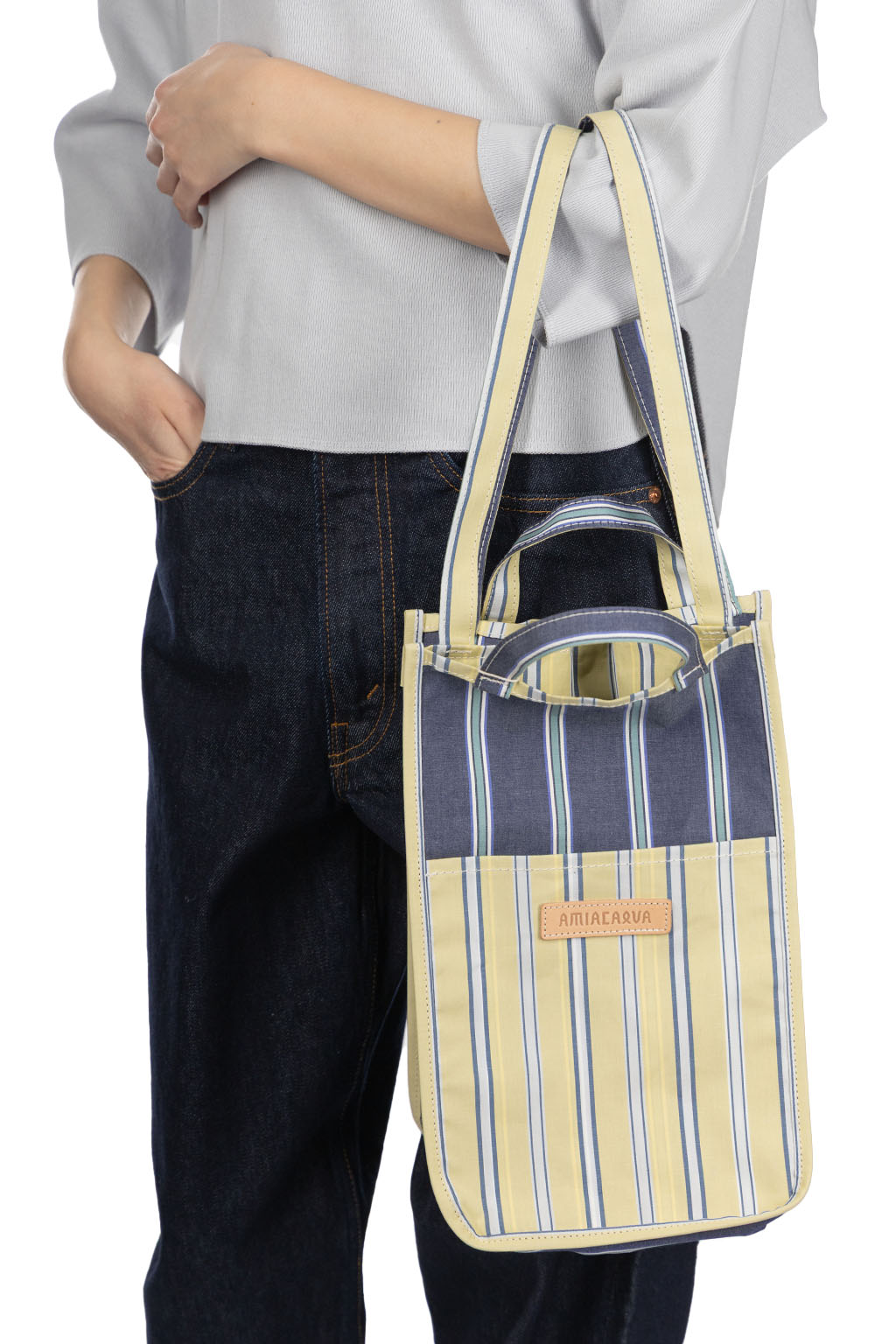Amiacalva - Easy Bag M - Yellow Navy