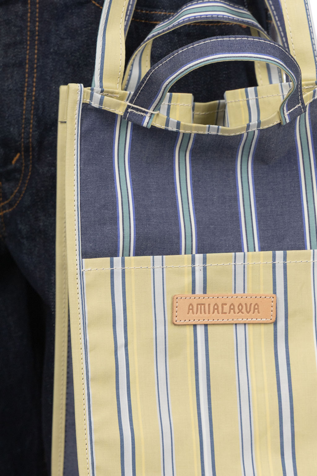 Amiacalva - Easy Bag M - Yellow Navy