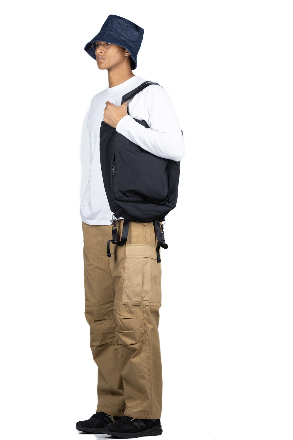 amiacalva Gabardine 2Way Backpack - Black