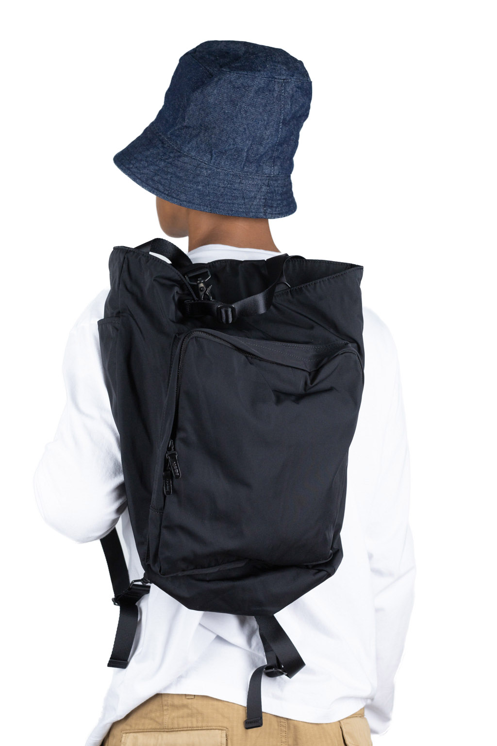 amiacalva Gabardine 2Way Backpack - Black