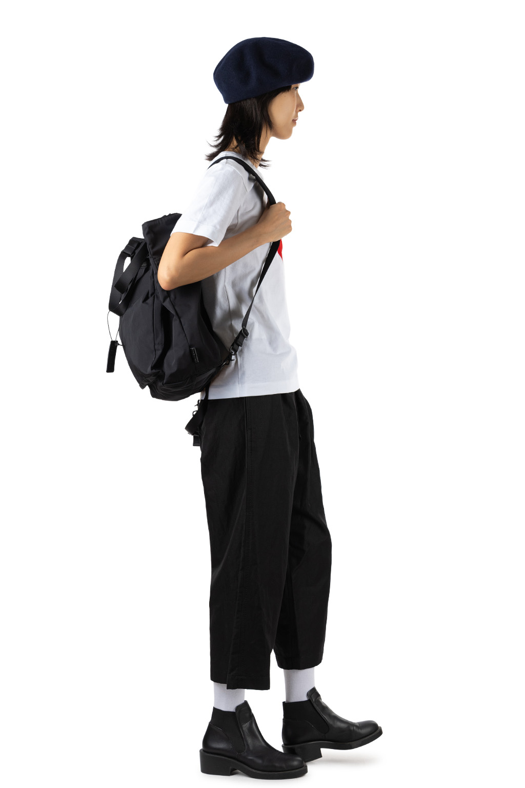 amiacalva Gabardine 2Way Backpack - Black