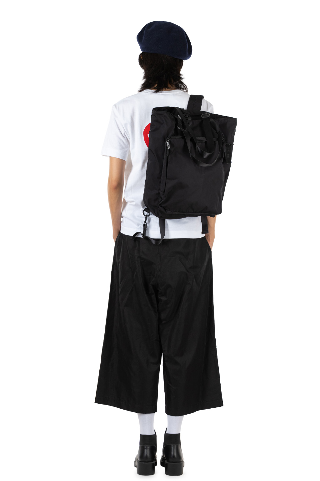 amiacalva Gabardine 2Way Backpack - Black