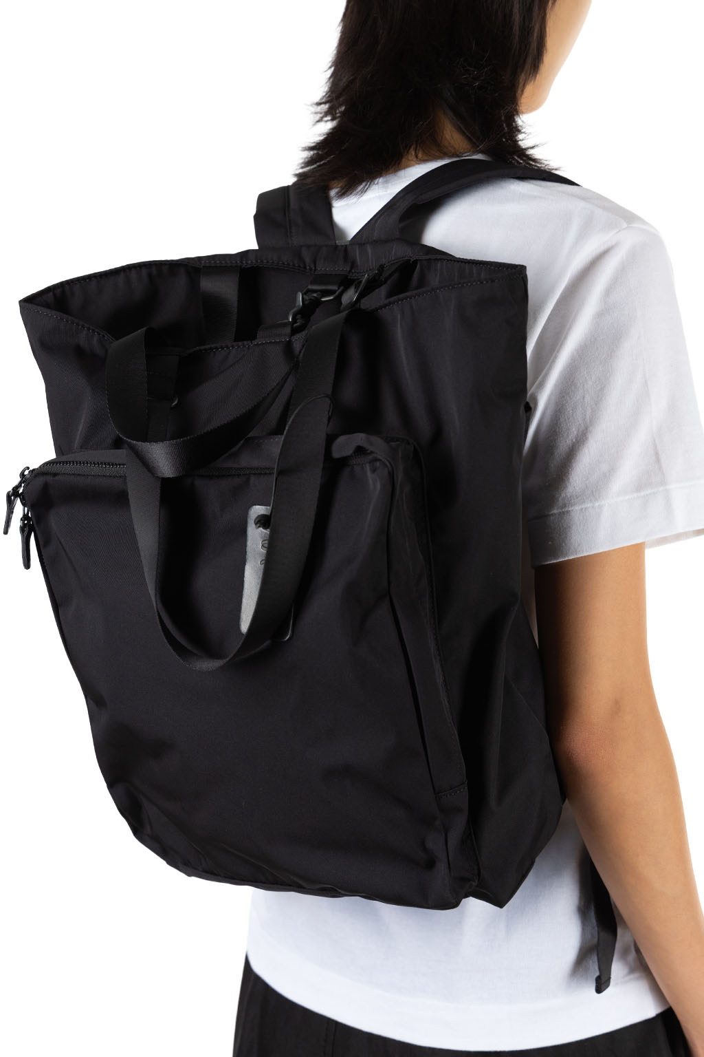 amiacalva Gabardine 2Way Backpack - Black