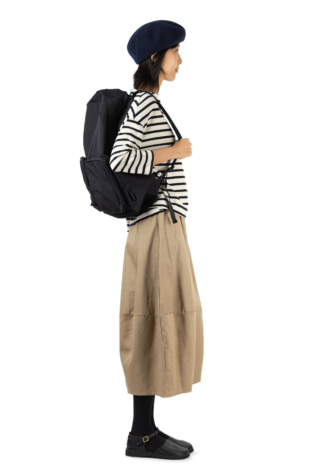 Amiacalva - Gabardine Backpack L - Black