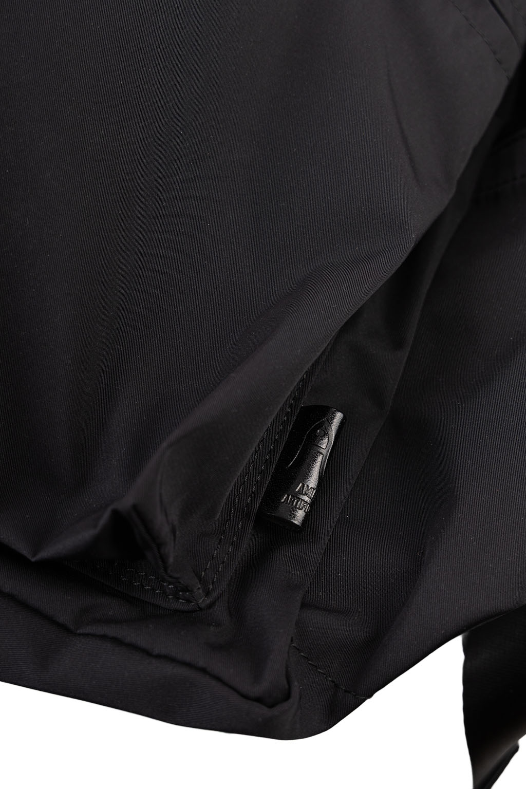 Amiacalva - Gabardine Backpack Single Pocket - Black