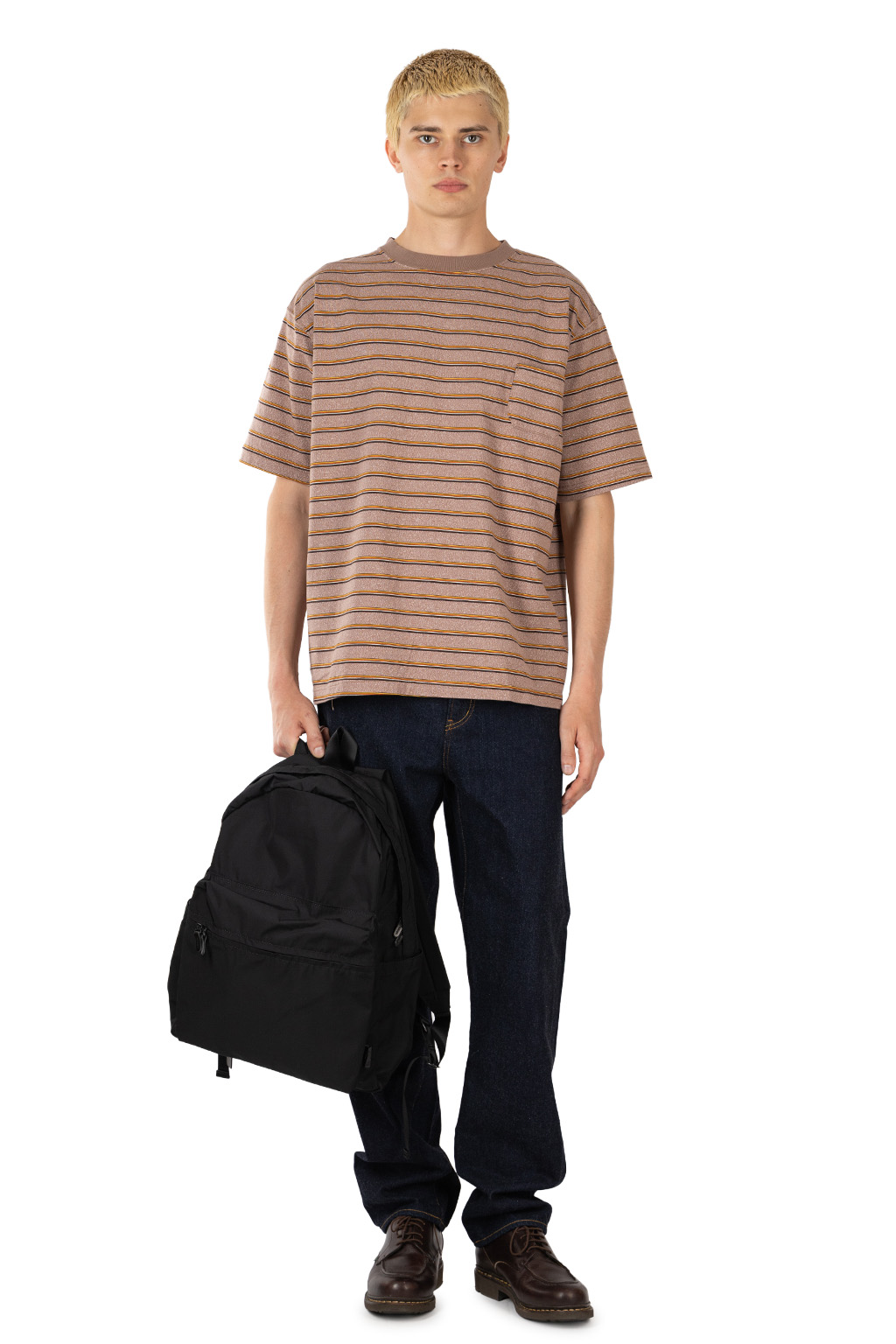 Amiacalva - Gabardine Backpack Single Pocket - Black