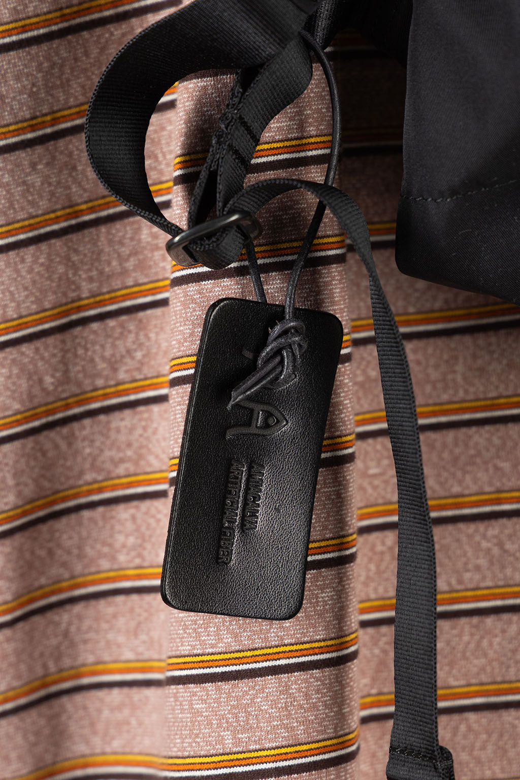 Amiacalva - Gabardine Backpack Single Pocket - Black