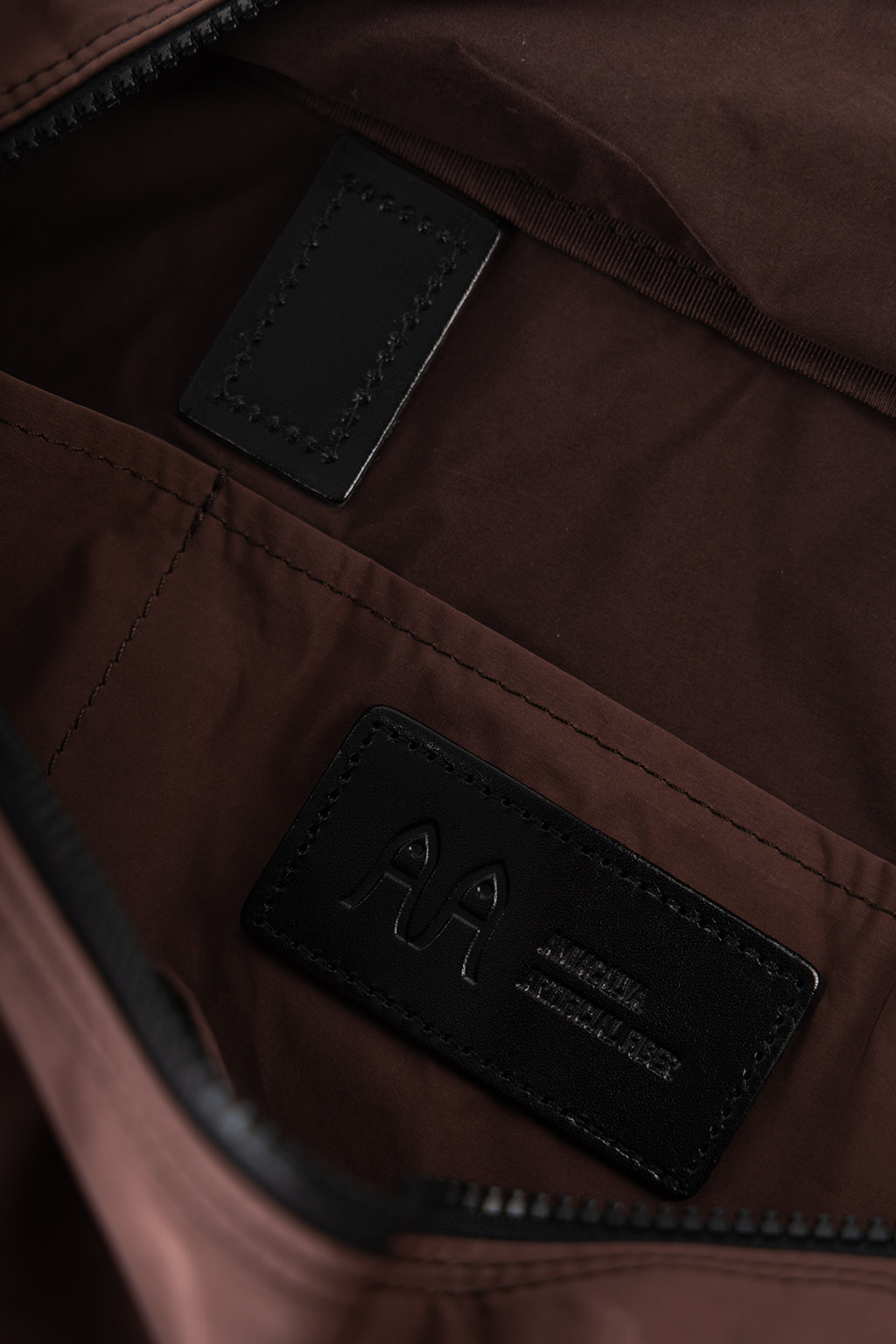 Amiacalva - Gabardine Tote M - Bordeaux Brown
