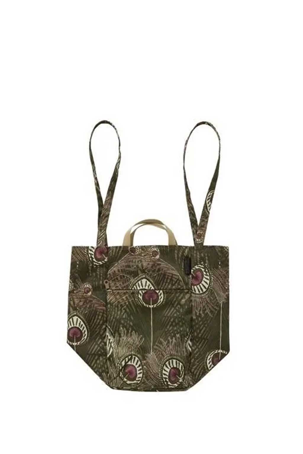 Amiacalva - Liberty Peacock Zippy Tote M - Jungle Green