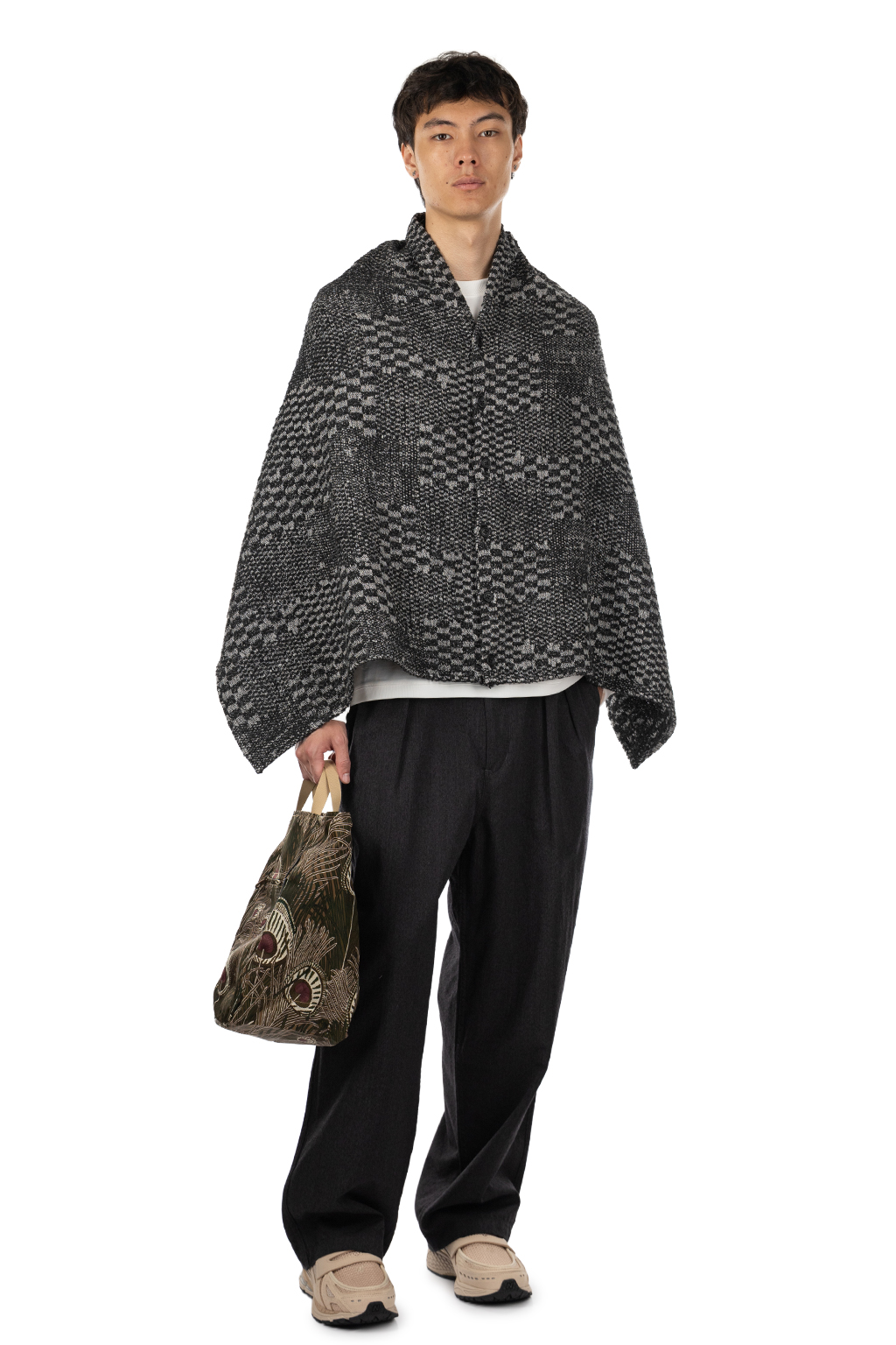 Amiacalva - Liberty Peacock Zippy Tote M - Jungle Green