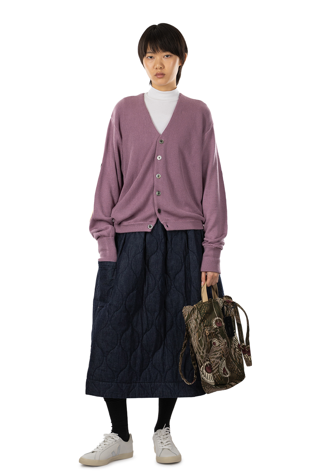 Amiacalva - Liberty Peacock Zippy Tote M - Jungle Green